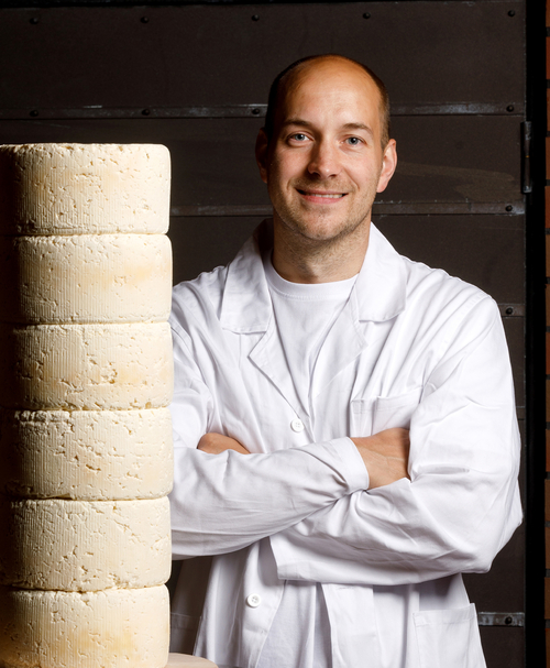 Pavel Hlásenský, plant manager and master cheesemaker