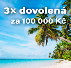 3x dovolená za 100 000 Kč