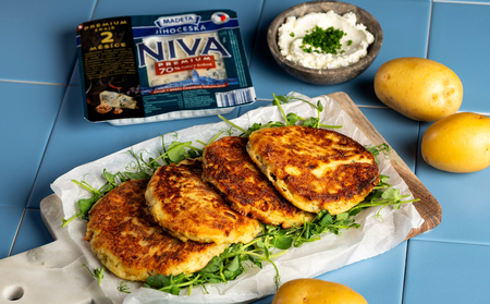 Bramborov&eacute; placky s Jihočeskou nivou Premium