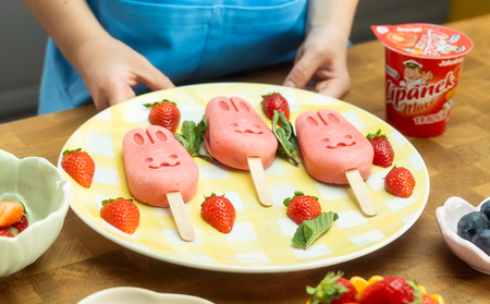 Domácí jahodová zmrzlina s Lipánkem