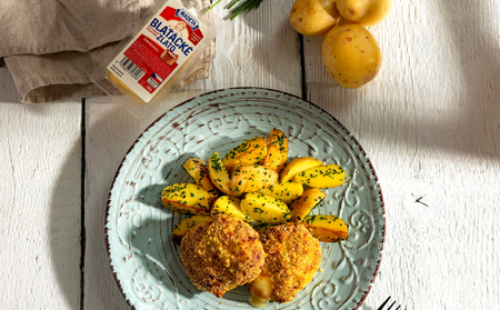 Holandsk&eacute; ř&iacute;zky s Blať&aacute;ck&yacute;m zlatem z horkovzdu&scaron;n&eacute; frit&eacute;zy