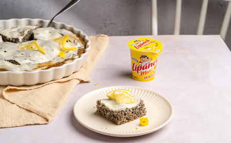 Makovec s vanilkovým Lipánkem