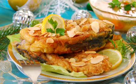 Pečený kapr s nádivkou z Jihočeské nivy