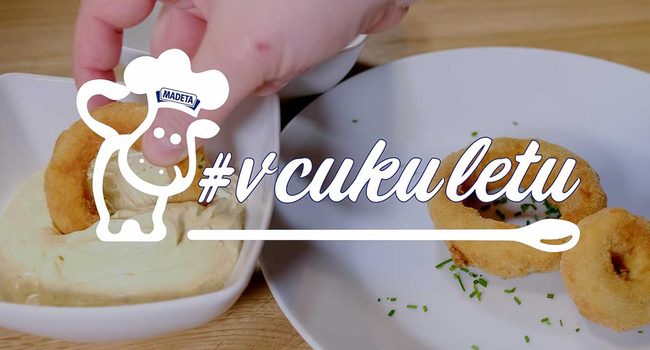Cibulové kroužky s Madelandem