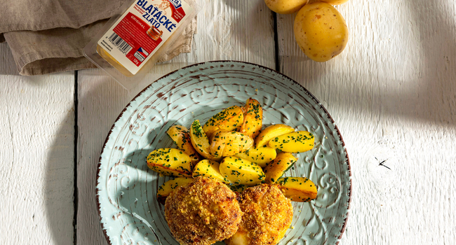 Holandsk&eacute; ř&iacute;zky s Blať&aacute;ck&yacute;m zlatem z horkovzdu&scaron;n&eacute; frit&eacute;zy