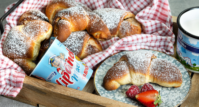 Kynuté bratislavské rohlíčky se smetanovým Lipánkem