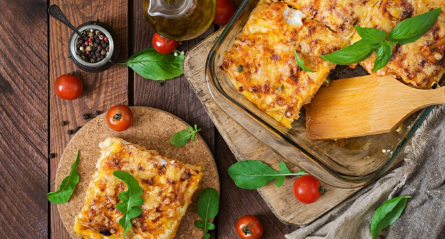 Lasagne s Tylžským sýrem