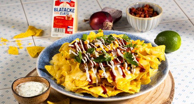 Nachos s Blať&aacute;ck&yacute;m zlatem