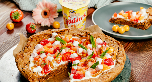 Sladká pizza s Tradičním Lipánkem a ovocem