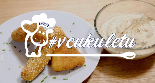 Smažené Blaťácké zlato s lahodným dipem z hořčičných semínek