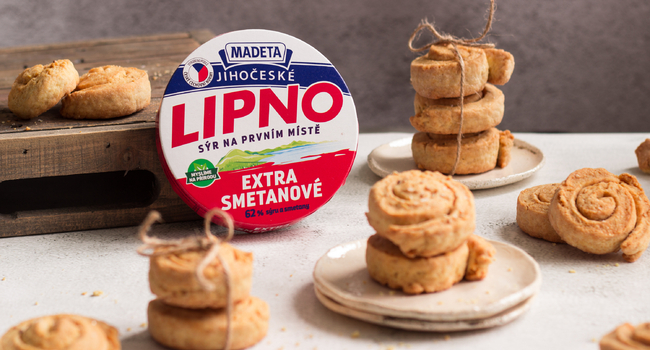 Sýrové sušenky s Jihočeským Lipnem