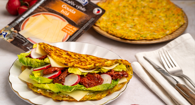 S&yacute;rovo-zeleninov&yacute; wrap