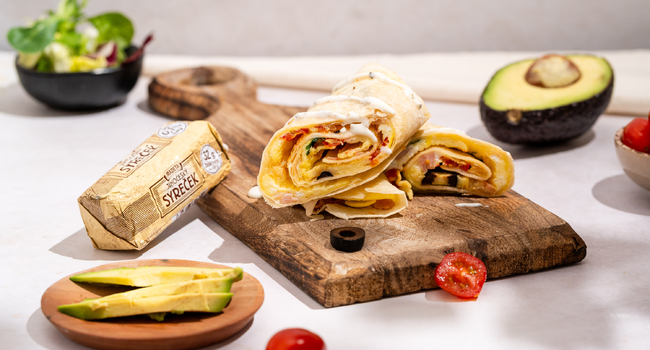 Tortilla s Jihočeským syrečkem