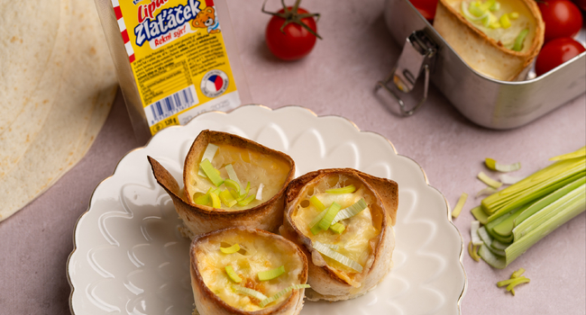 Tortillové mini quiche