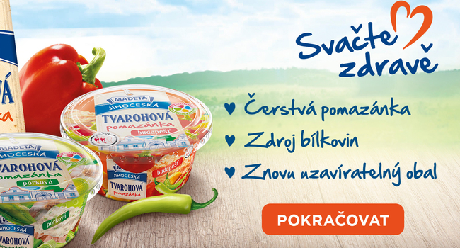 Tvarohové pomazánky od Madety