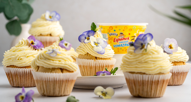 Vanilkové cupcakes