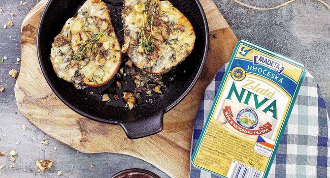 Zapečené hrušky s Jihočeskou nivou