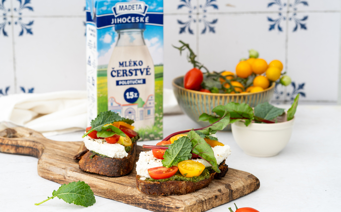 Čerstvý sýr panýr podle Josefa Maršálka