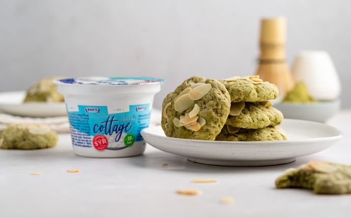 Cottage sušenky s matchou