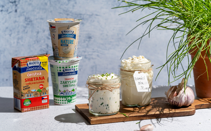 Domácí čerstvý sýr