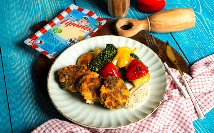 Kapustové karbanátky se sýrem Lipánek 30 %