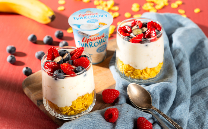 Lipánkovy ovocné pohárky 