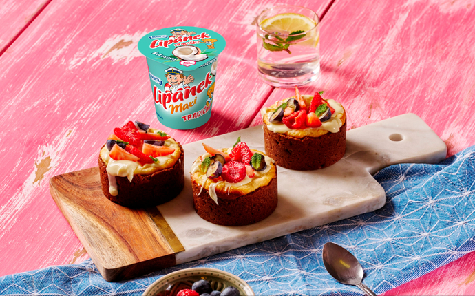 Mini cheesecake s kokosovým Lipánkem