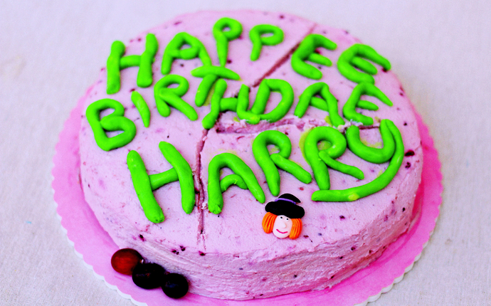 Narozeninový dort Harryho Pottera