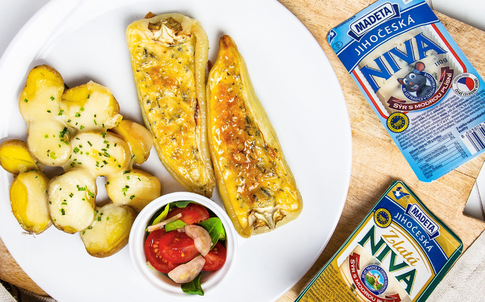 Plněné papriky Jihočeskou nivou