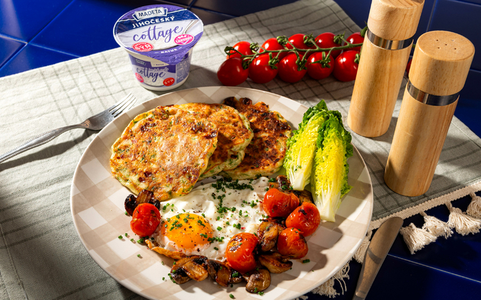 Snídaňové placky z Jihočeského cottage bez laktózy