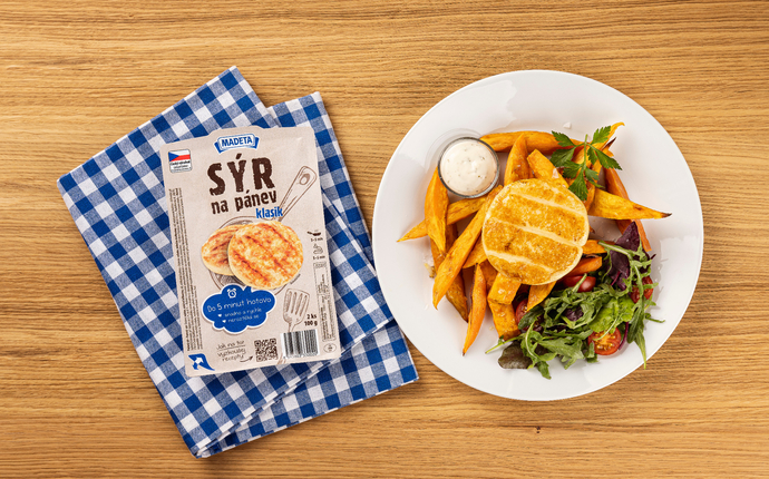 Sýr na pánev s batáty