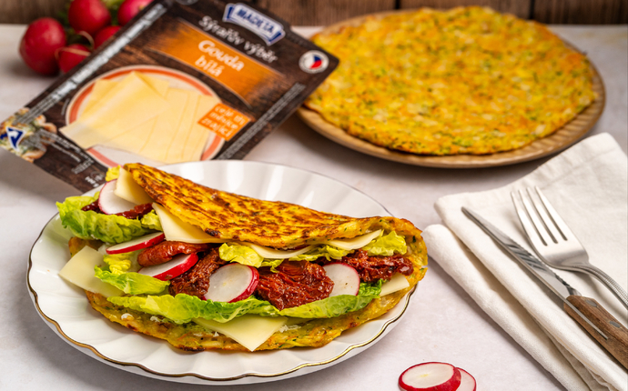 Sýrovo-zeleninový wrap