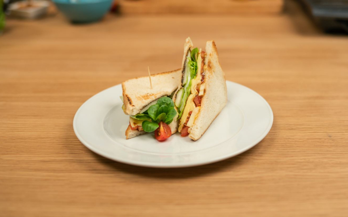 Toasty se Sýrem na pánev