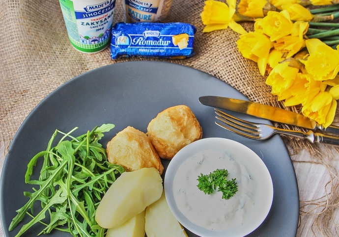 click to enlarge Smažený Romadur