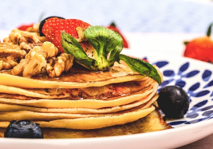 Palačinky z přepuštěného másla a plnotučného mléka