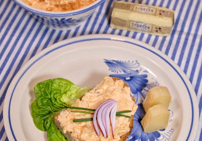 click to enlarge Syrečková pomazánka