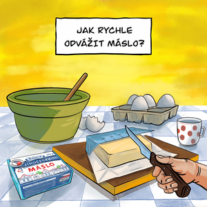 Jak odvážit rychle máslo?