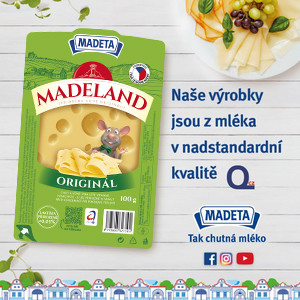 Naše výrobky jsou z mléka v nadstandardní kvalitě