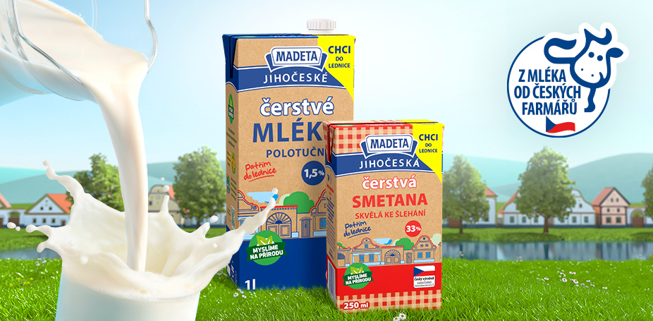 Dáváte čerstvé mléko do lednice?