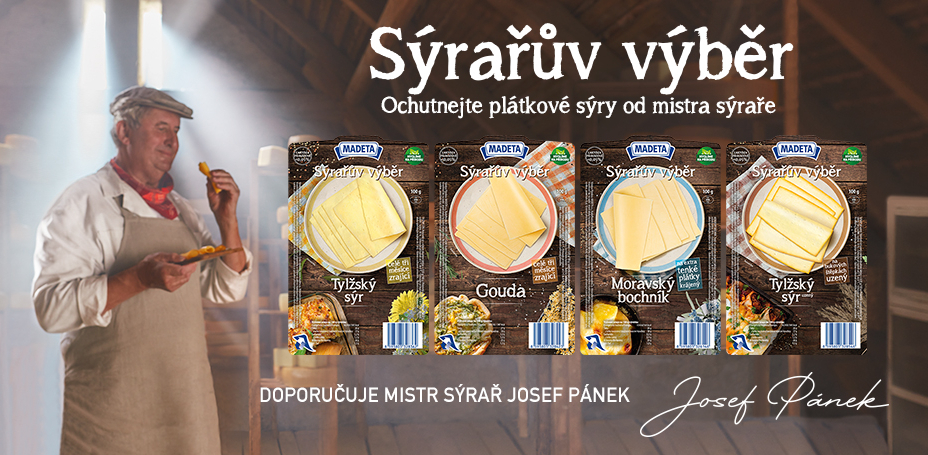 Doporučuje Mistr sýrař