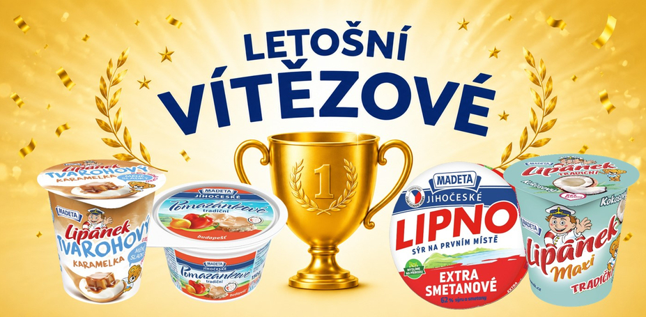 Letošní vítězové – Lipno, pomazánkové budapešť a Lipánek karamelka