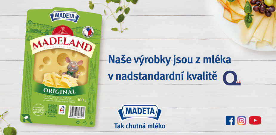 Naše výrobky jsou z mléka v nadstandardní kvalitě