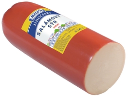 Jihočeský salámový syr udený 44% cca_1,5_kg