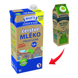 Jihočeské mléko čerstvé polotučné 1,5% 1_l