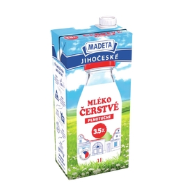 Jihočeské mléko čerstvé plnotučné 3,5% 1_l