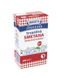 Jihočeská smetana trvanlivá 31% 250_ml