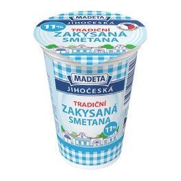 Jihočeská zakysaná smetana 11% 180_g