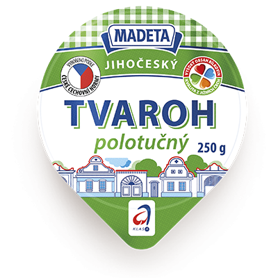Jihočeský tvaroh polotučný 250_g