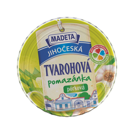 Kliknutím zvětšíte Jihočeská tvarohová pomazánka pórková 7,2% 135_g
