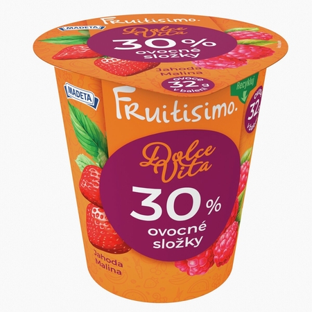 Kliknutím zvětšíte Fruitisimo Dolce Vita jahoda-malina 130_g